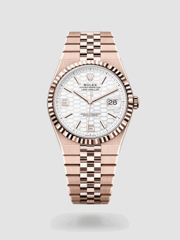 Replica Rolex Land‑Dweller 40 Mm Oystersteel – Super Clone Rose Gold